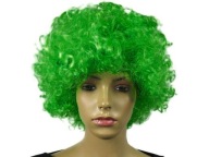 AFRO ZELENÁ Parochňa, ZELENÉ kučeravé VLASY