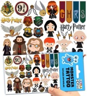 UMÝVAJÚCE DOČASNÉ TETOVANIE PRE DETI HARRY POTTER ORIGINÁLNE DIZAJNY