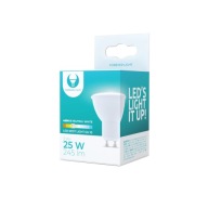 LED žiarovka GU10 3W = 25W 230V 4500K 100° 245lm F
