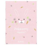 ŠKOLSKÝ ZÁPISNÍK A5/16K KOČKOVANÝ PASTELOVÝ ROZTOMNÝ HERLITZ