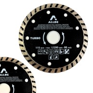 DIAMANTOVÝ DISK PRE BETÓN 115 MM 8 MM ŽELEZOBETONOVÉ STENY TURBO