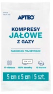 Synoptis Pharma Apteo Care sterilné obklady 5 x 5 cm 5 kusov