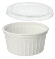 Ekologické nádoby na polievku 350ml termo XPP - 25ks + vrchnáky bez SUP