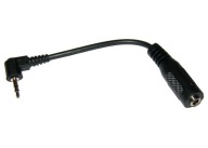 Adaptér Jack/Jack 2,5 WT/GN 3,5 s káblom. rohu.