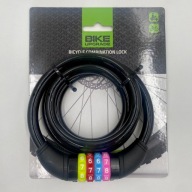 Zámok na bicykel s kódom Black/Black Bike Up