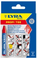 VOSKOVÁ ceruzka PROFI 798 LYRA červená