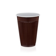 Hrnček 180 ml BIELO-HNEDÝ AUTOMAT 3,8g 100 ks.