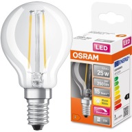 E14 LED žiarovka 2,8W = 25W 2700K STMIETNUTÁ OSRAM