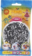 STRIEBORNÉ zažehľovacie korálky 1000 ks HAMA 62