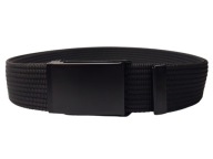 Čierny opasok s prackou, 4 cm / 135 cm