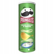 1x165g PRINGLES Cream & Onion Chips UK