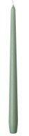 Stolová sviečka šalvia, neparfumovaná kužeľová sviečka, klasická rovná, 25 cm