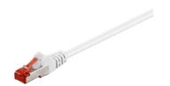 MicroConnect F/UTP CAT6 10m biele PVC