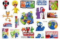Umývateľné tetovanie RAINBOW FRIENDS CG480 pre deti