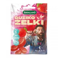 Bakalland Guziko jahodové želé bez cukru bez želatíny 34g KLEKS