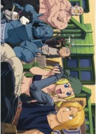 Anime Manga Fullmetal Alchemist Plagát fma_046 A3