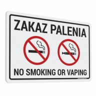 Nálepka - Zákaz fajčenia 10x15
