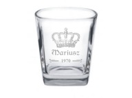 Pohár na whisky s obojstranným gravírovaním Personalizovaný darček k narodeninám