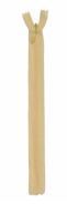 Pevný skrytý zips 117 svetlo béžový 20cm