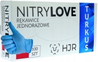 Rukavice JEDNORÁZOVÉ NITRILOVÉ RUKAVICE 100 ks M