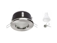 HERMETICKÁ SVETLÁ SET +LED GU10 5W podhľad