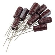 Elektrický kondenzátor 10uF 25V Low ESR – [10ks]