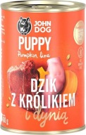 JOHN DOG PUPPY DIVOKÝ ZAJÍC PRE ŠTEŇATÁ 400g