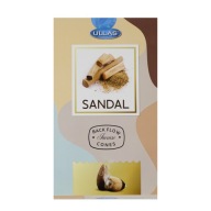 Indické vonné šišky ULLAS SANDAL santalové drevo spätné 10 ks