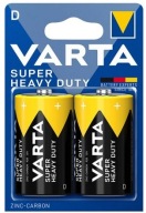 2x zinková batéria VARTA Super Heavy Duty R20 LR20 D