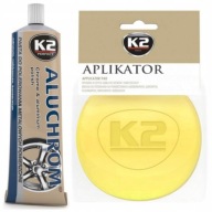 K2 ALUCHROM Leštiaca pasta chrómové ráfiky + aplikátor