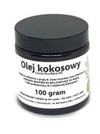 KOZMETICKÝ KOKOSOVÝ OLEJ, NERAFINOVANÝ, 100 GRAM