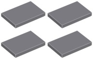 LEGO TILE 26603 TILE 2x3 tmavosivá DBG NEW (4g) 4 ks.