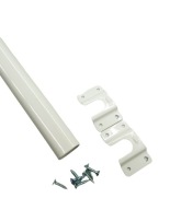 Šatníková tyč Biela L-1200mm