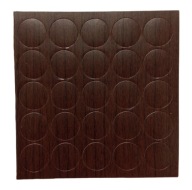 Samolepiaca čiapočka 14mm WENGE AMARI 343