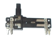 POTENCIOMETER POSÚVANIA 2x A50k 50k STEREO