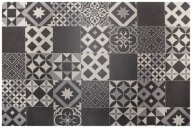šírka 2 m PVC KOBEREC PATCHWORK AKO MOZAIKA ROMBS Štvorcové KRUHY