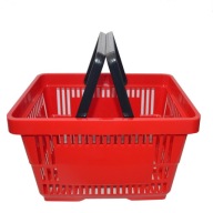 PLASTOVÝ NÁKUPNÝ KOŠÍK 22L ČIERNA 2R VÝBAVA i1