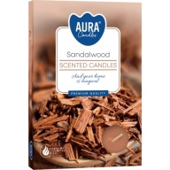 BISPOL Aura 4H voňavé ohrievače SANDALWOOD 6 ks.