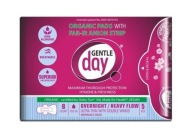 Gentle Day NOC hygienické vložky s aniónovým prúžkom 8 ks.