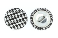 Gombíky na čalúnenie kryté Houndstooth 20mm R32 10ks