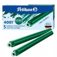 Dlhé atramentové náplne - Pelikan - bal 5 ks - TMAVO ZELENÁ