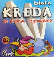Biela tabuľová krieda 6 kusov MAR-BOR