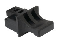 Protiprachový kryt zásuvky RJ45/8P8C, čierny, 10 ks