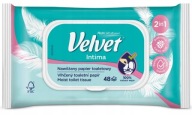 VELVET INTIMA 2V1 VLHČENÝ TOALETNÝ PAPIER Utierky na INTÍMNU HYGIENU