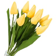 TULIPÁNOVÉ TULIPÁNY UMELÉ KVETY TULIPÁNY KYTIČE KONÁTKY DO VÁZY