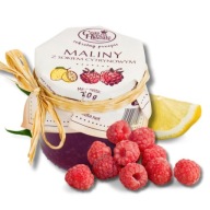 MALINY S CITRONOVOU ŠŤAVOU 210g téglik 50g ovocia na 100g výrobku
