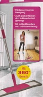 Plochý MOP s 360° Clever Clean spojom, skrutkovaný