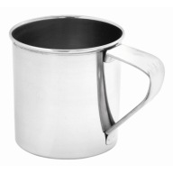 Turistický VEĽKÝ OCELOVÝ HRNČEK 750ml svetlý Tadar