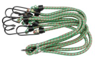 Elastické gumičky na batožinu, 8 ramien, 80 cm