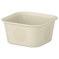 IKEA NOJIG Organizér plastový 10x10x5 cm cm BÉŽOVÝ